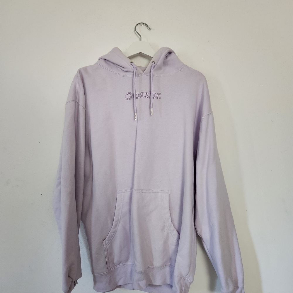 Glossier Lavender Purple Hoodie